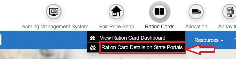 nfsa ration card list online
