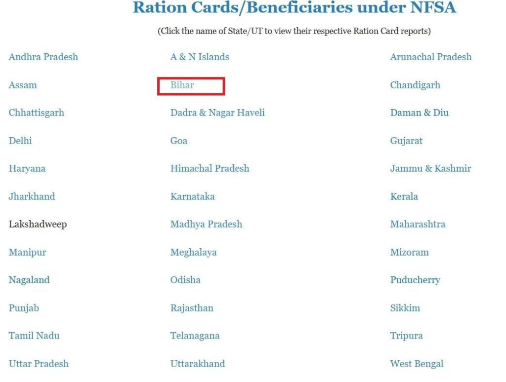 ration card name list online