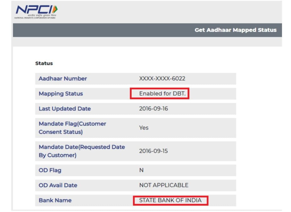 Mahtari Vandan Yojana Account DBT Status Check 